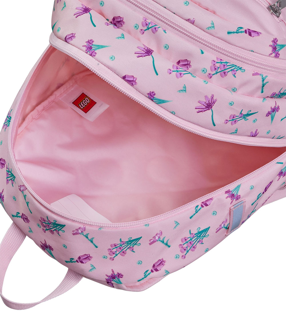 LEGO® Backpack - Flowers - 18 L - Pink