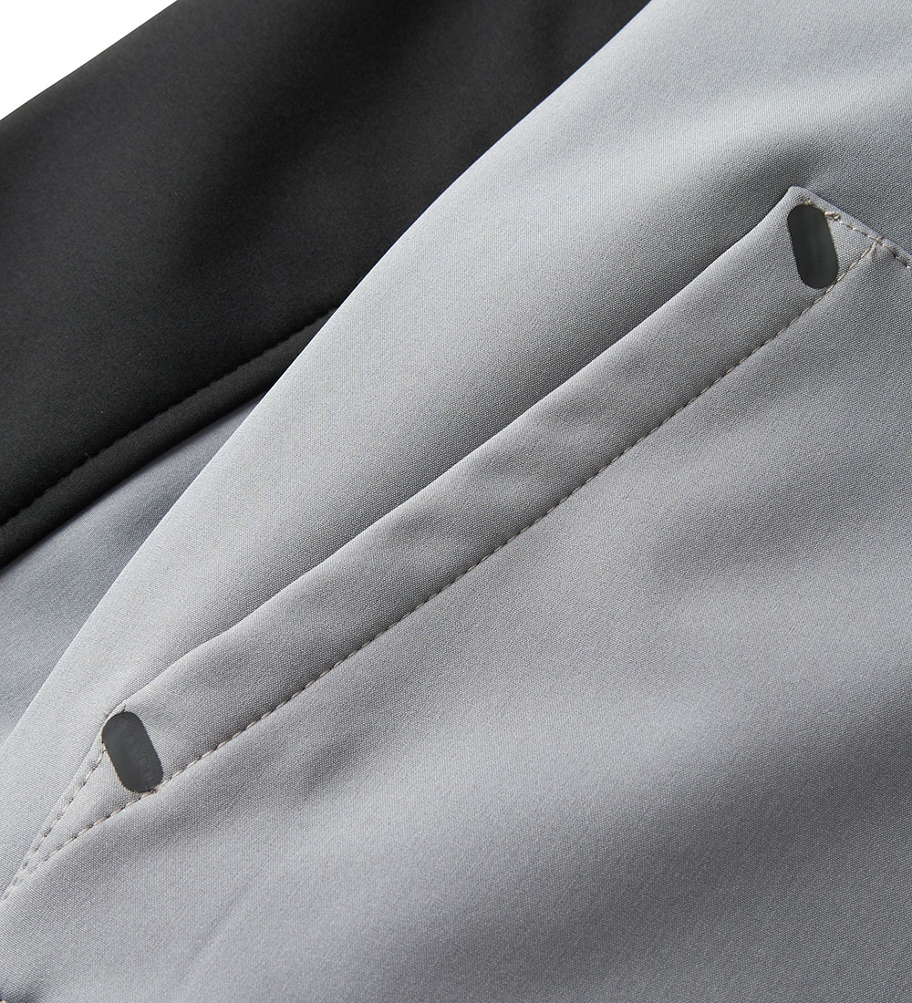 Name It Softshell Jacket w. Fleece - NkmAlfa08 - Mockingbird