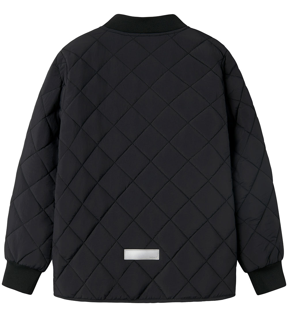 Name It Thermojacke - NkmMarlin - Quilt - Schwarz