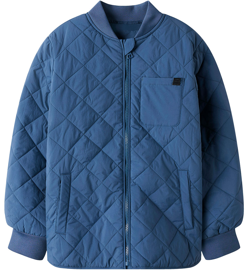 Name It Thermojacke - NkmMarlin - Quilt - Sargasso Sea
