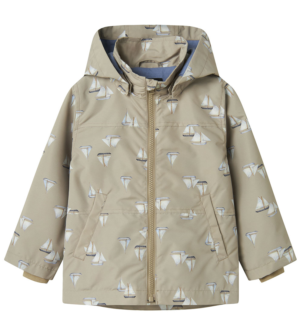 Name It Lightweight Jacket - NmmMax - Silver Mink/Boat