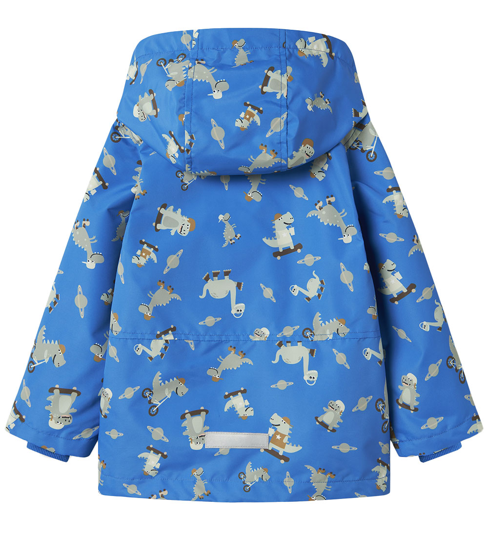 Name It Lightweight Jacket - NmmMax - Strong Blue/Skater Dino