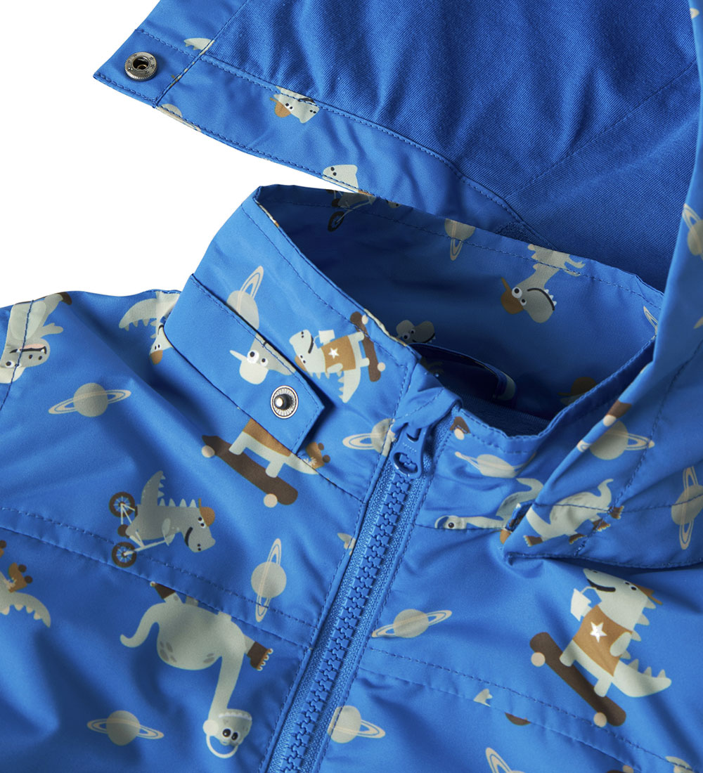 Name It Lightweight Jacket - NmmMax - Strong Blue/Skater Dino