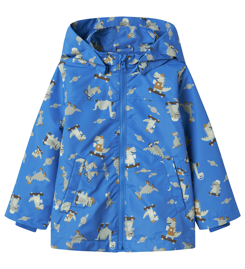 Name It Lightweight Jacket - NmmMax - Strong Blue/Skater Dino