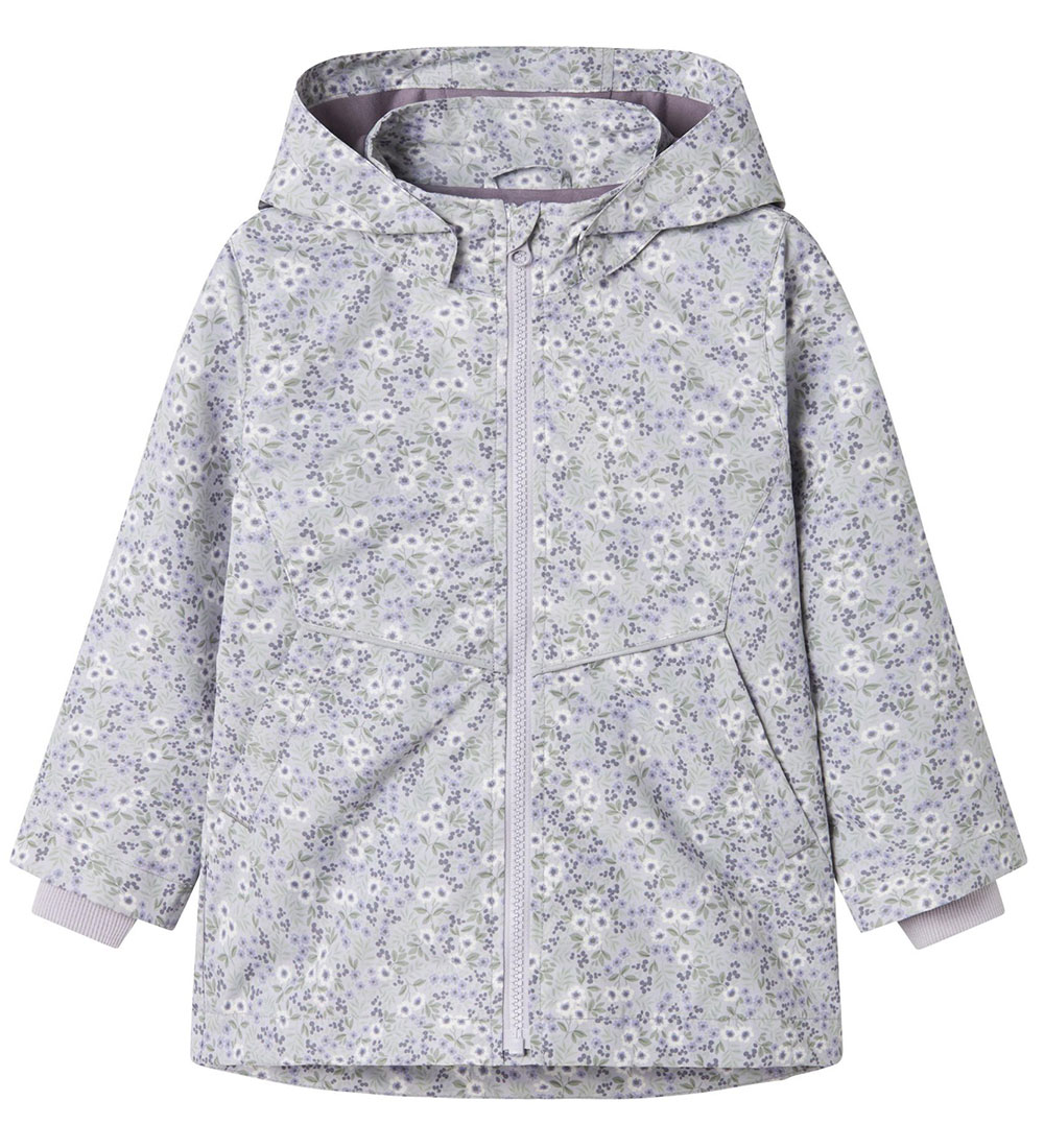 Name It Lightweight Jacket - NmfMaxi - Misty Lilac/Small Flower