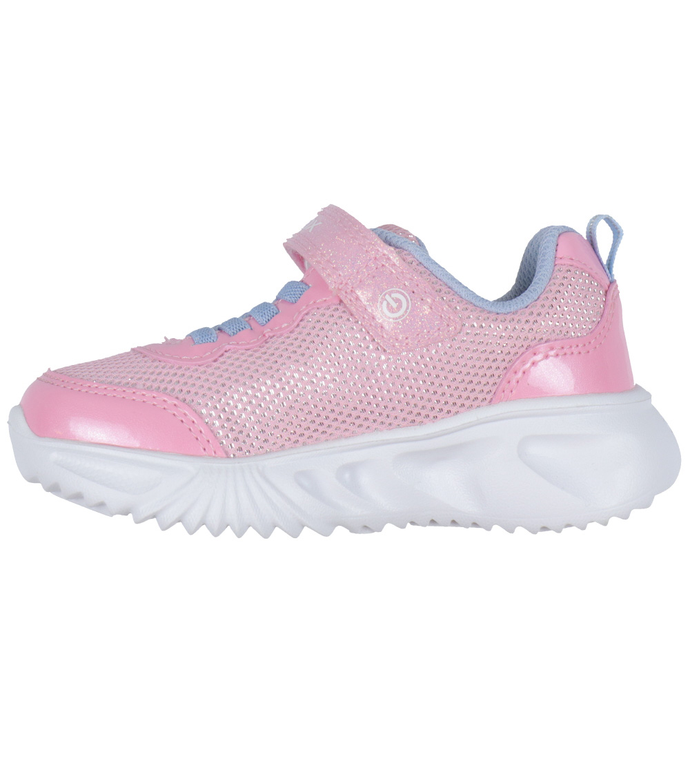 Geox Blinkschuhe - J-Unterstützung - Pink/Lt Sky