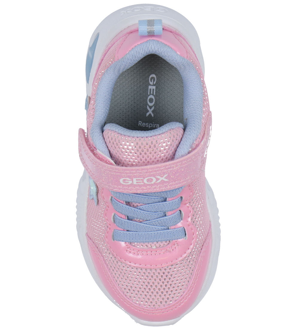 Geox Blinkschuhe - J-Unterstützung - Pink/Lt Sky