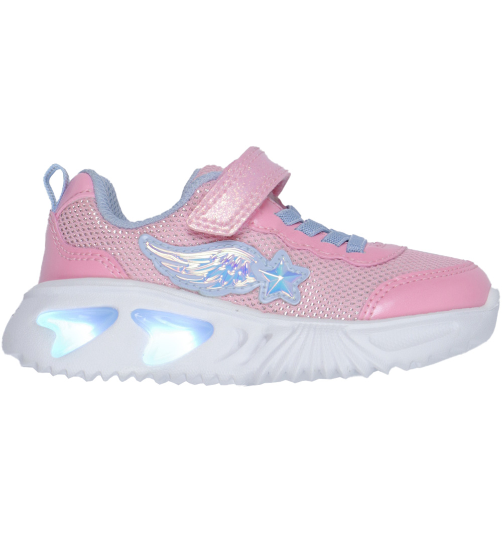Geox Blinkschuhe - J-Unterstützung - Pink/Lt Sky