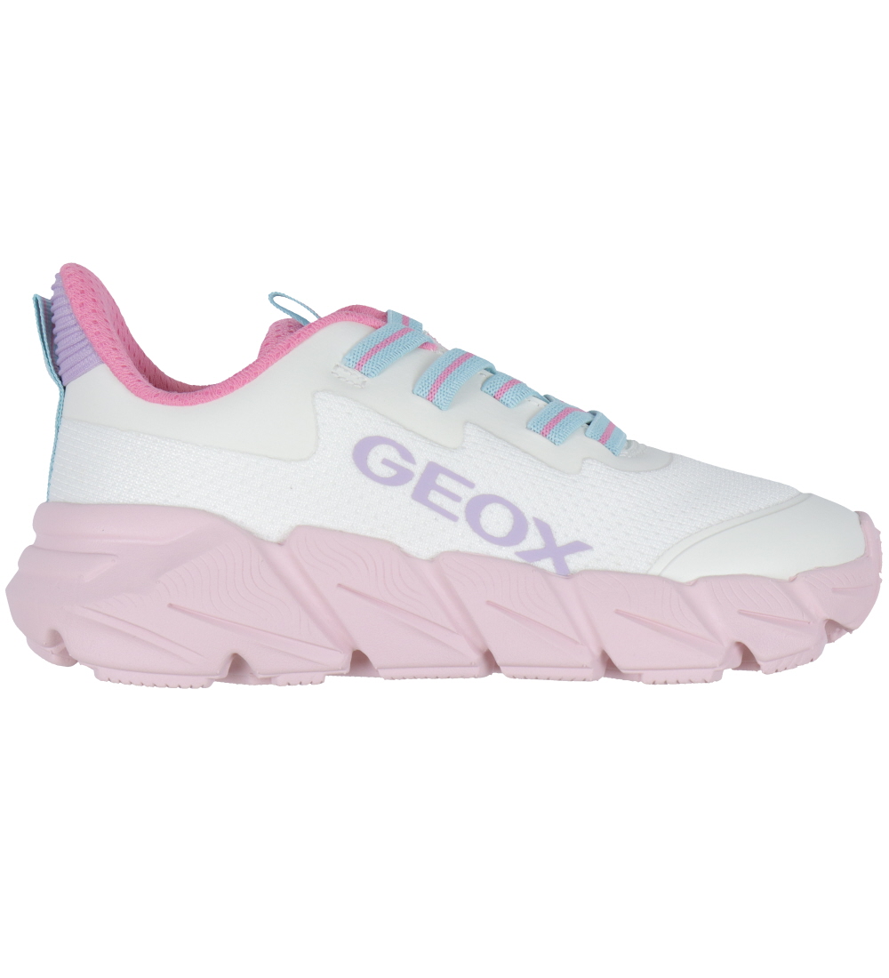 Geox Shoes - J Flexyper Fast - White/Pink