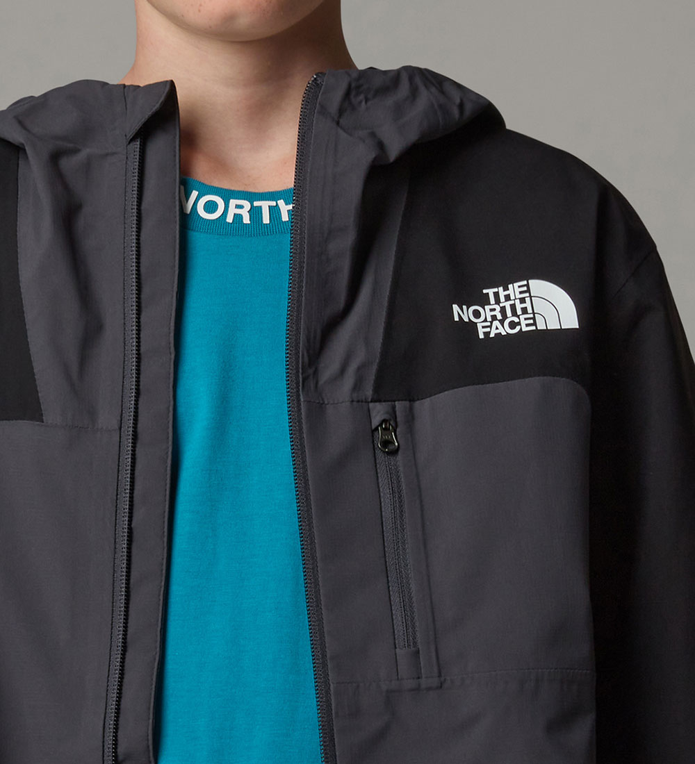 The North Face Sommarjacka - Vandring Packable Shel - Svart/Asfa