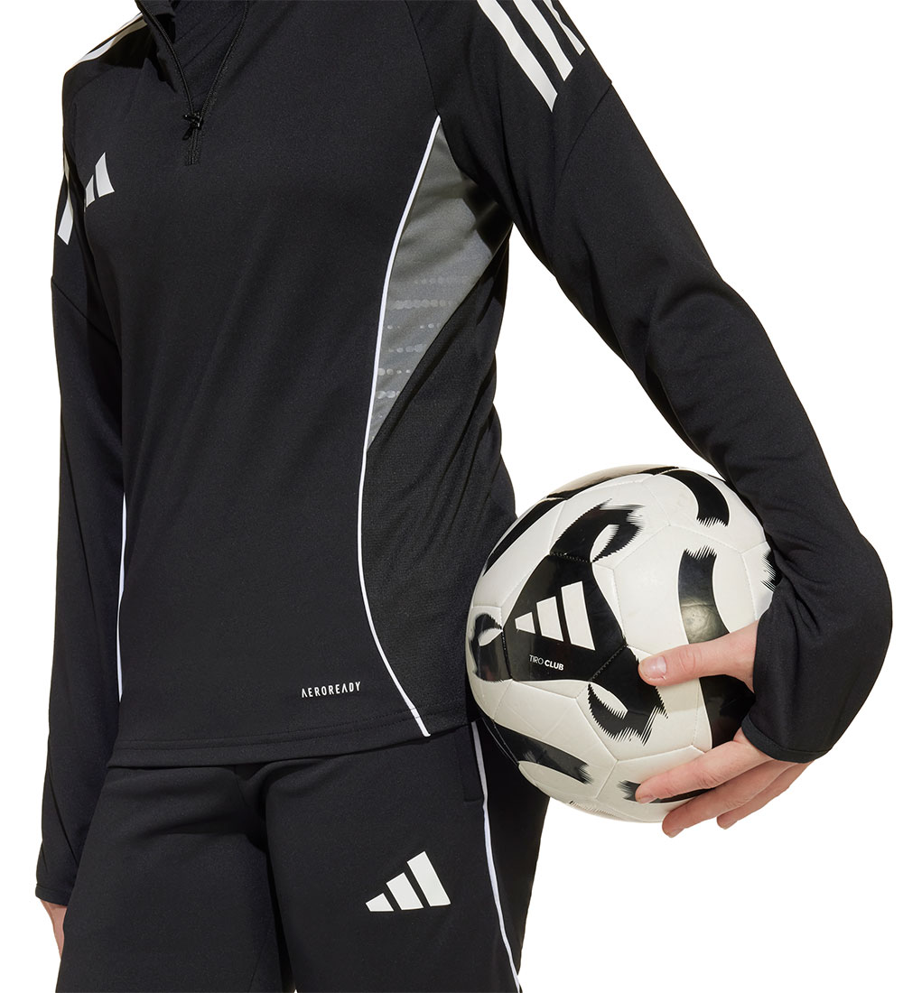 adidas Performance Training shirt - Tiro25C - Black/Team Grey Fo