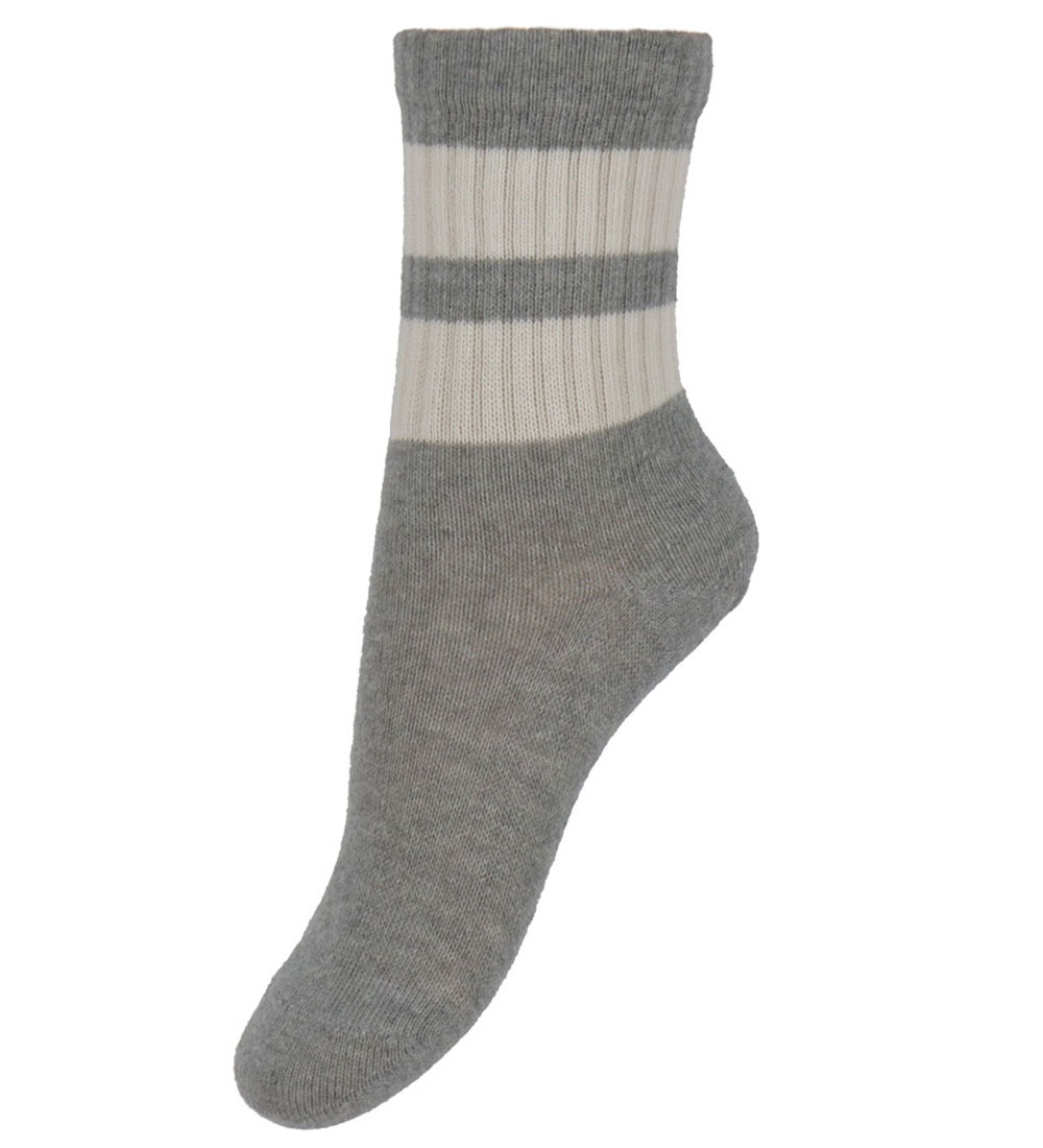 MP Socks - 3-Pack - Anchor - Dusty Blue w. Stripes