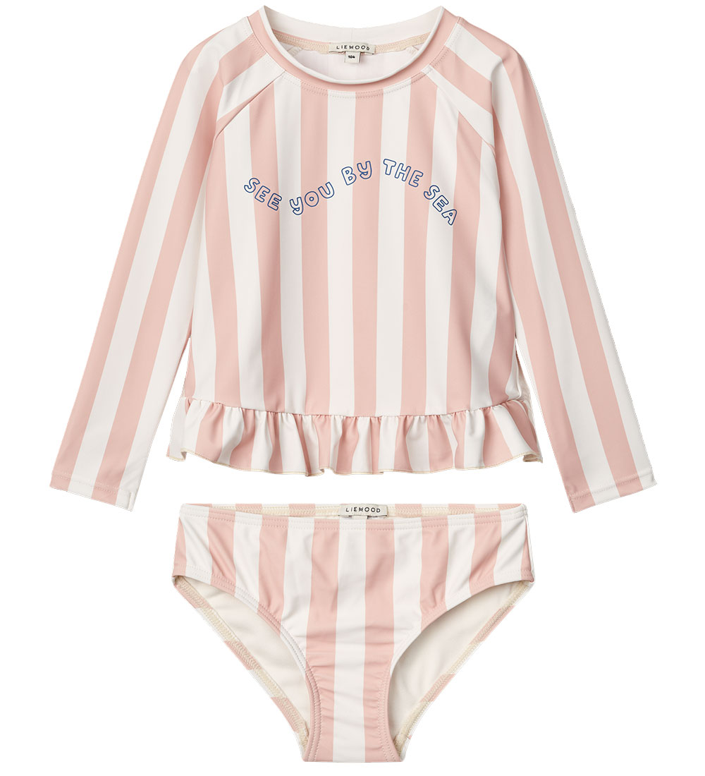 Liewood Zwemkleding - Dagny - UV40+ - Stripe Sorbet Rose/Crème D