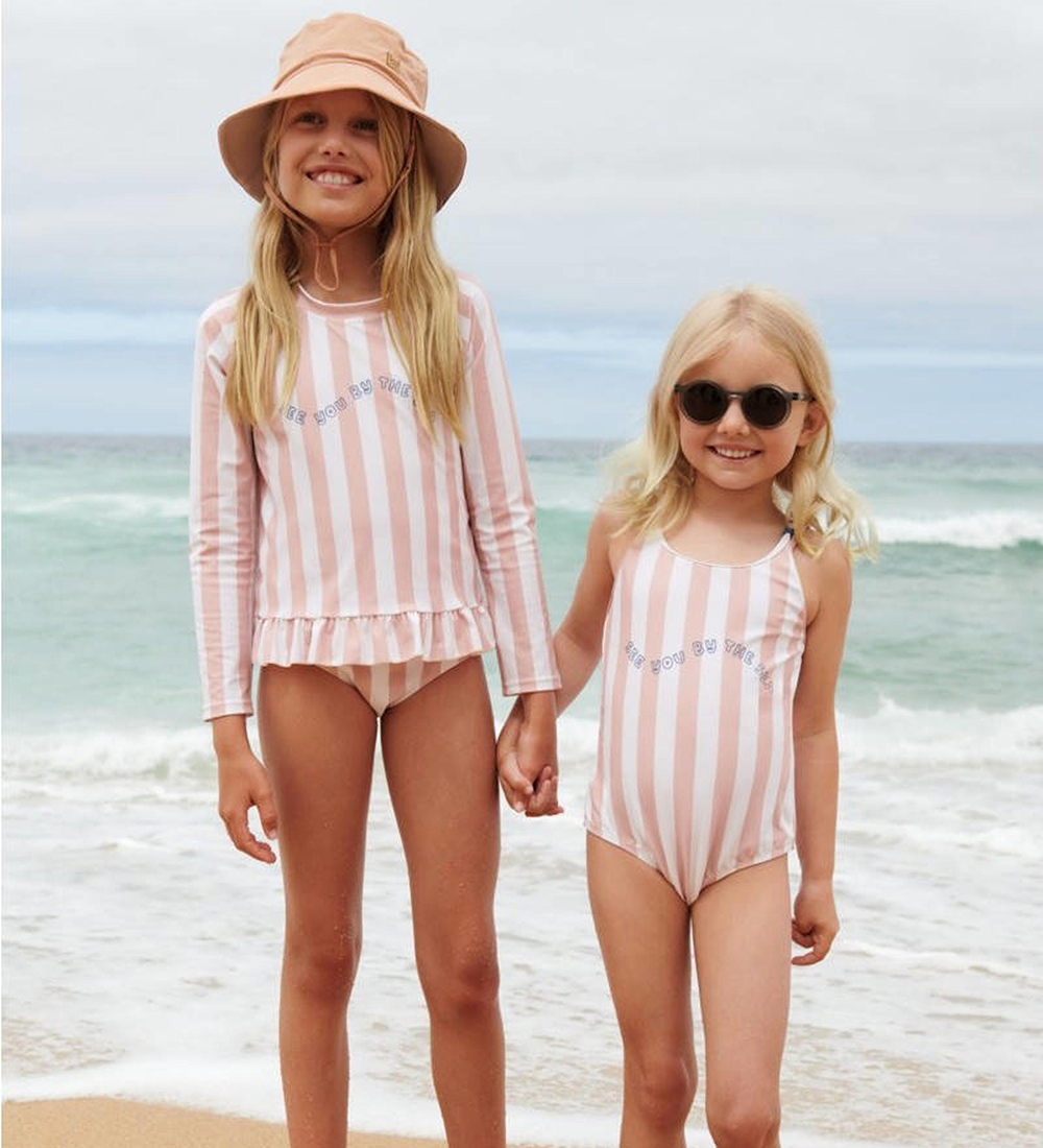 Liewood Uimapuku - Suma - Stripe Sorbetti Rose/Creme De La Creme