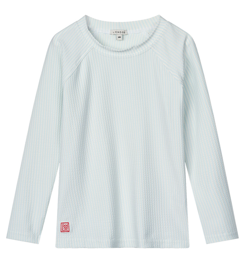 Liewood Swim Top - Noah - UV40+ - Y/D Stripe Pure Sky/Cream De