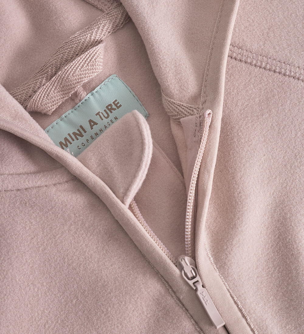 Mini A Ture Fleece Suit - MatAkua - Cloudy Rose