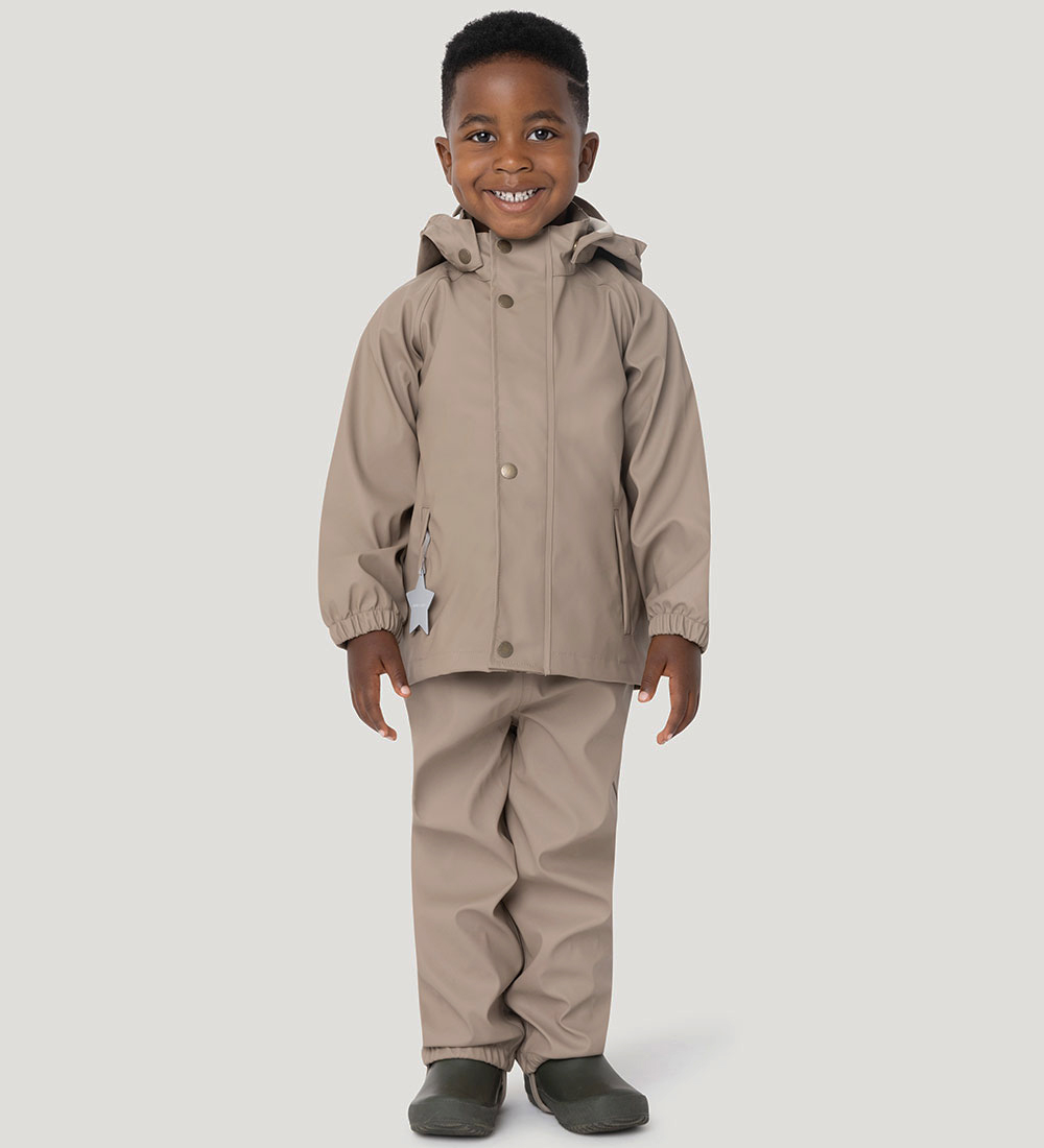 Mini A Ture Regenkleding - PU - MatReinar - Grey Brown