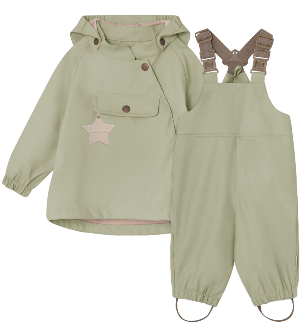 Mini A Ture Regenkleding m. Bretellen - PU - MatWainis - Thee Gr