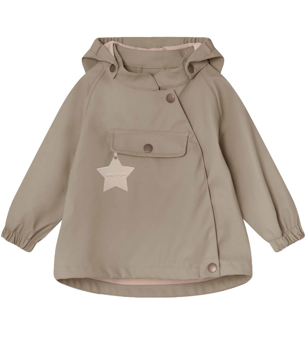 Mini A Ture Regenkleding m. Bretellen - PU - MatWainis - Grey Br