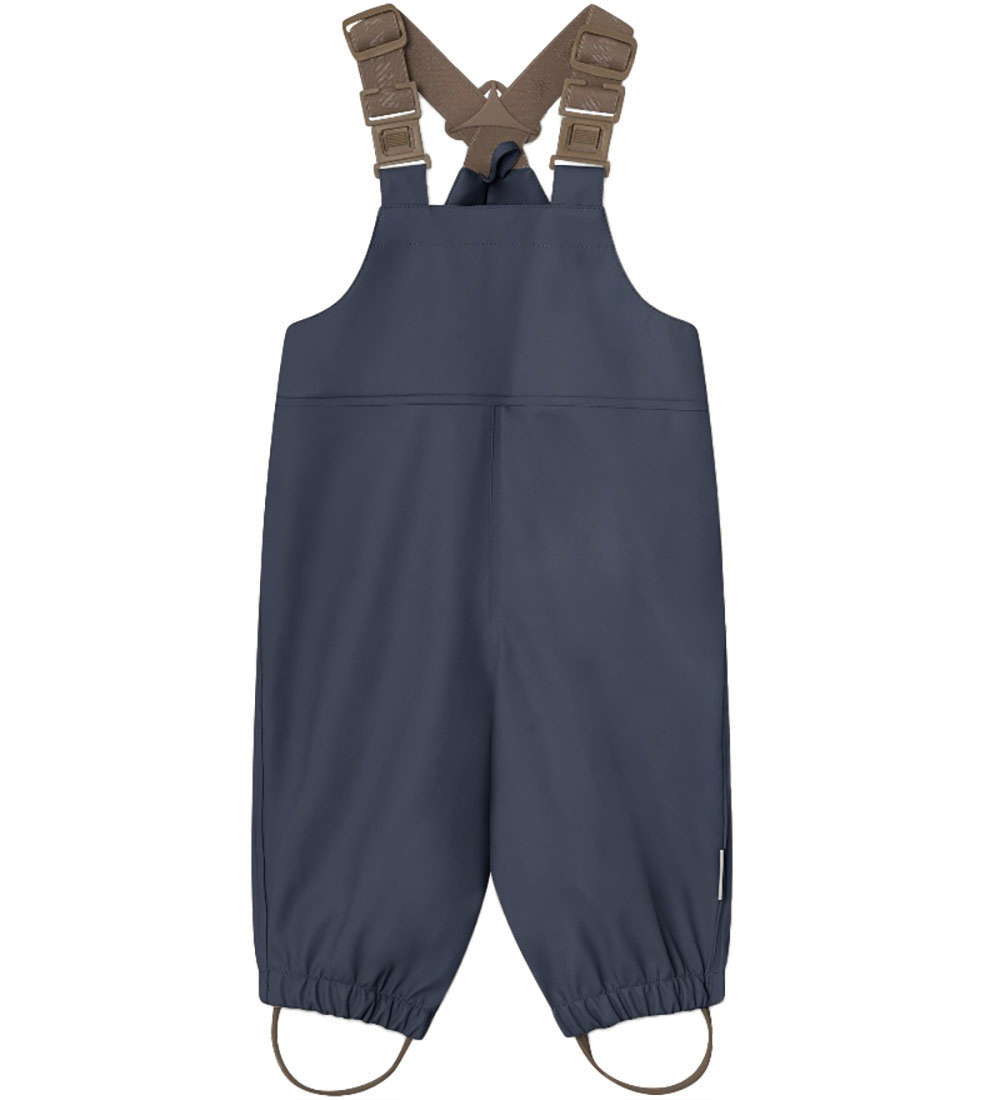 Mini A Ture Rainwear w. Suspenders - PU - MatWainis - Ombre Blue