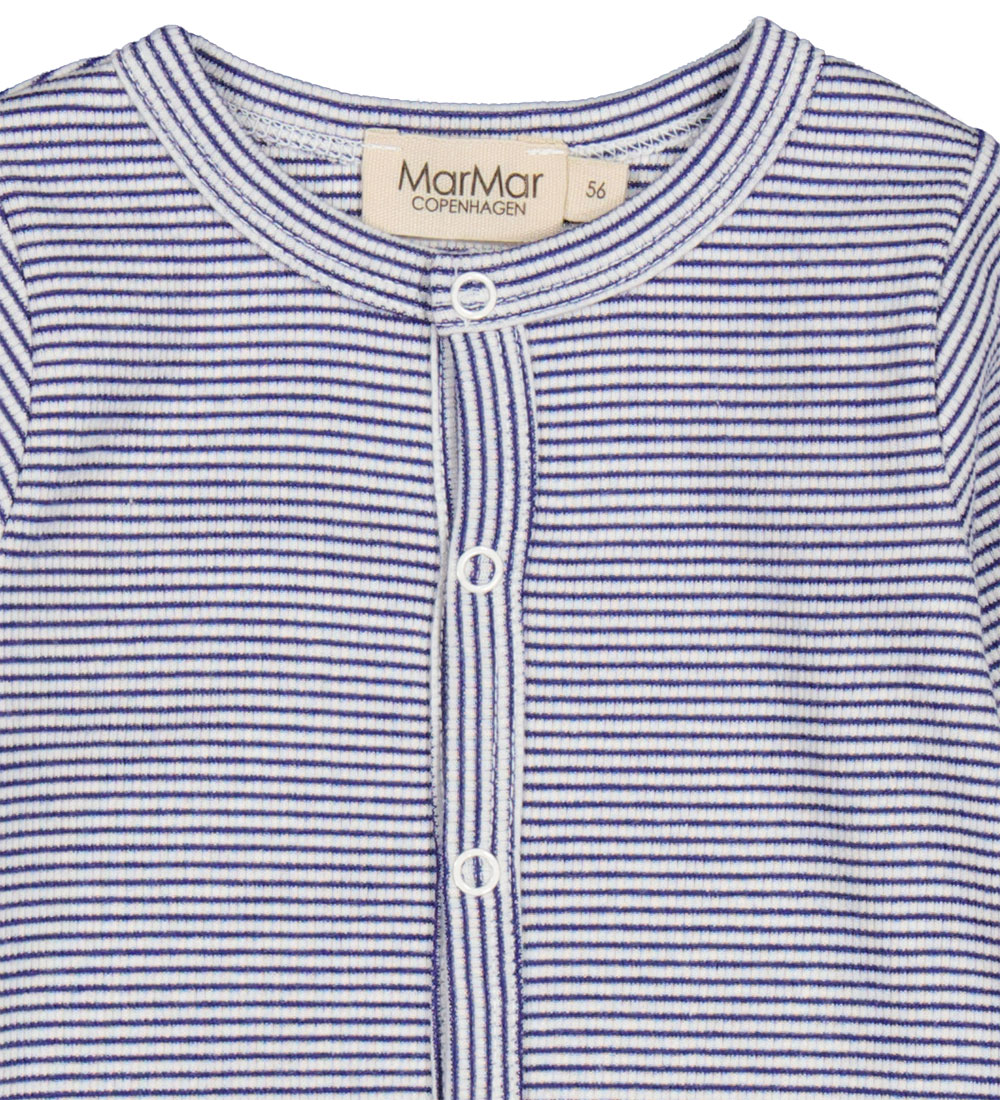 MarMar Jumpsuit - Rib - Modal - Rukana - Blue Stripe