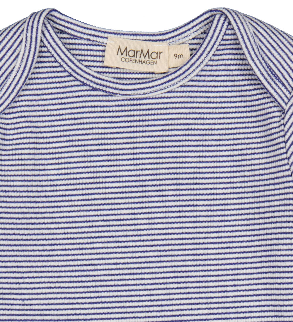MarMar Body l/ä - Rib - Modal - Beine - Blue Stripe