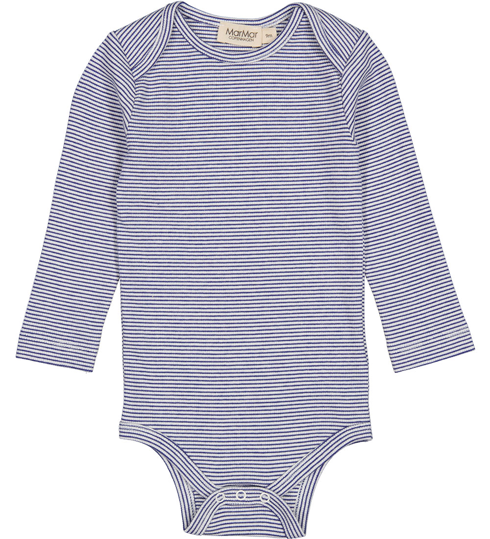 MarMar Body l/ä - Rib - Modal - Beine - Blue Stripe