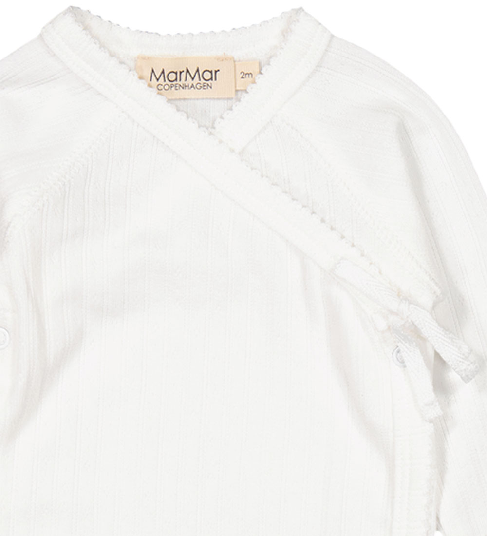 MarMar Wrap samfella l/e - Modal - Belita - Mildur White