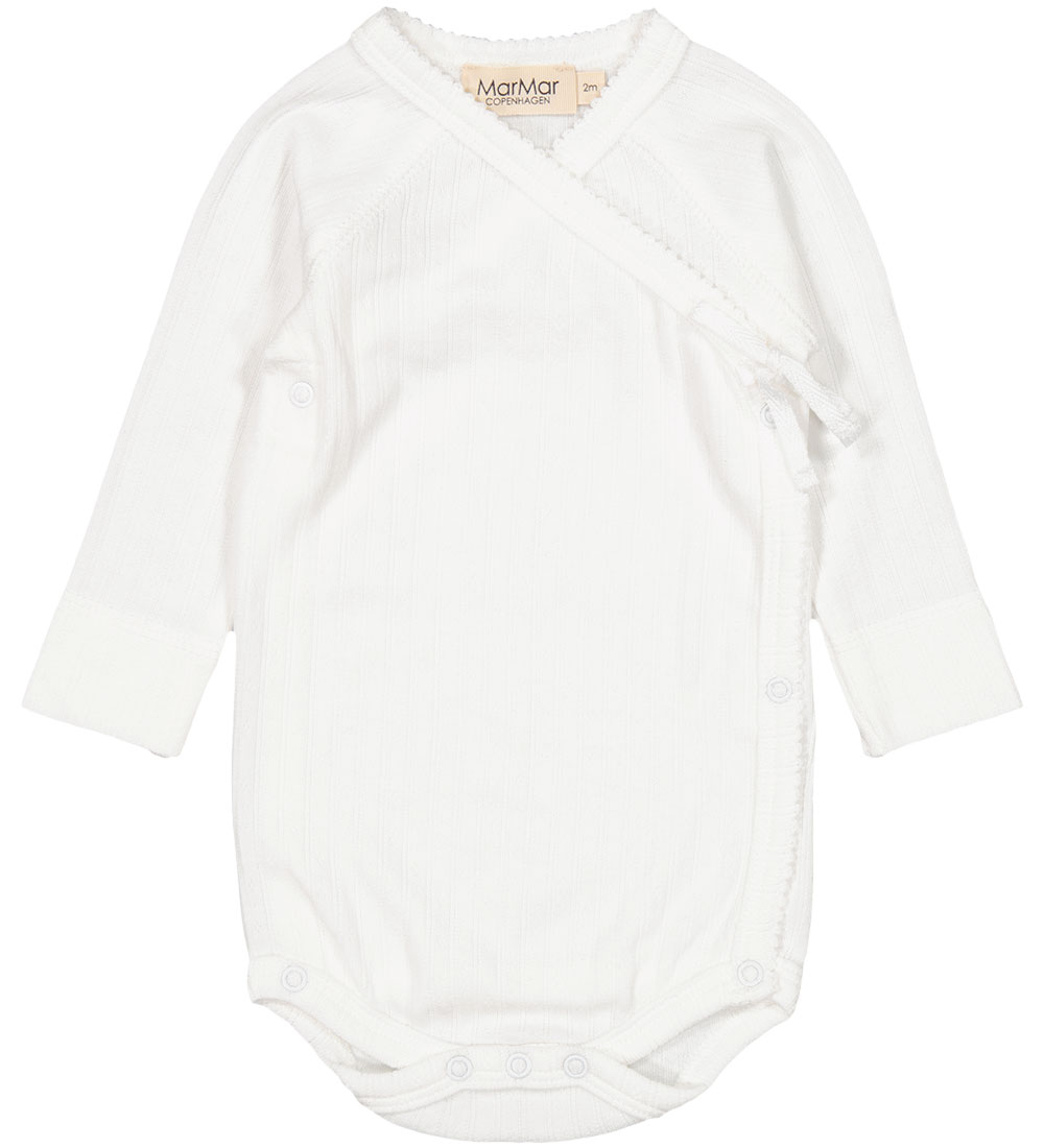 MarMar Wrap samfella l/e - Modal - Belita - Mildur White