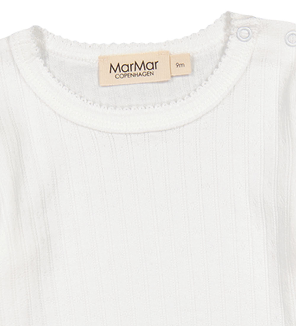 MarMar Bodysuit l/s - Modal - Benedicte - Gentle White