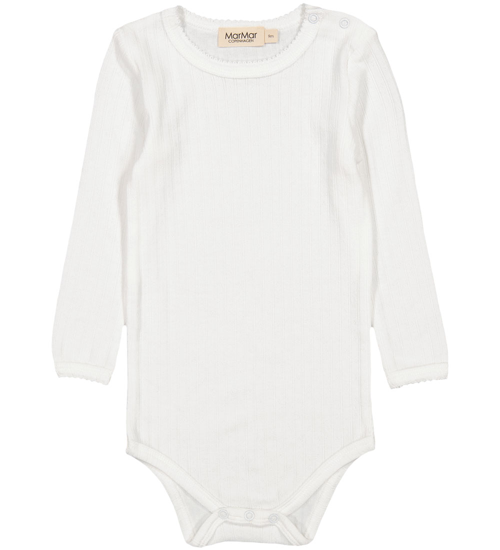 MarMar Bodysuit l/s - Modal - Benedicte - Gentle White