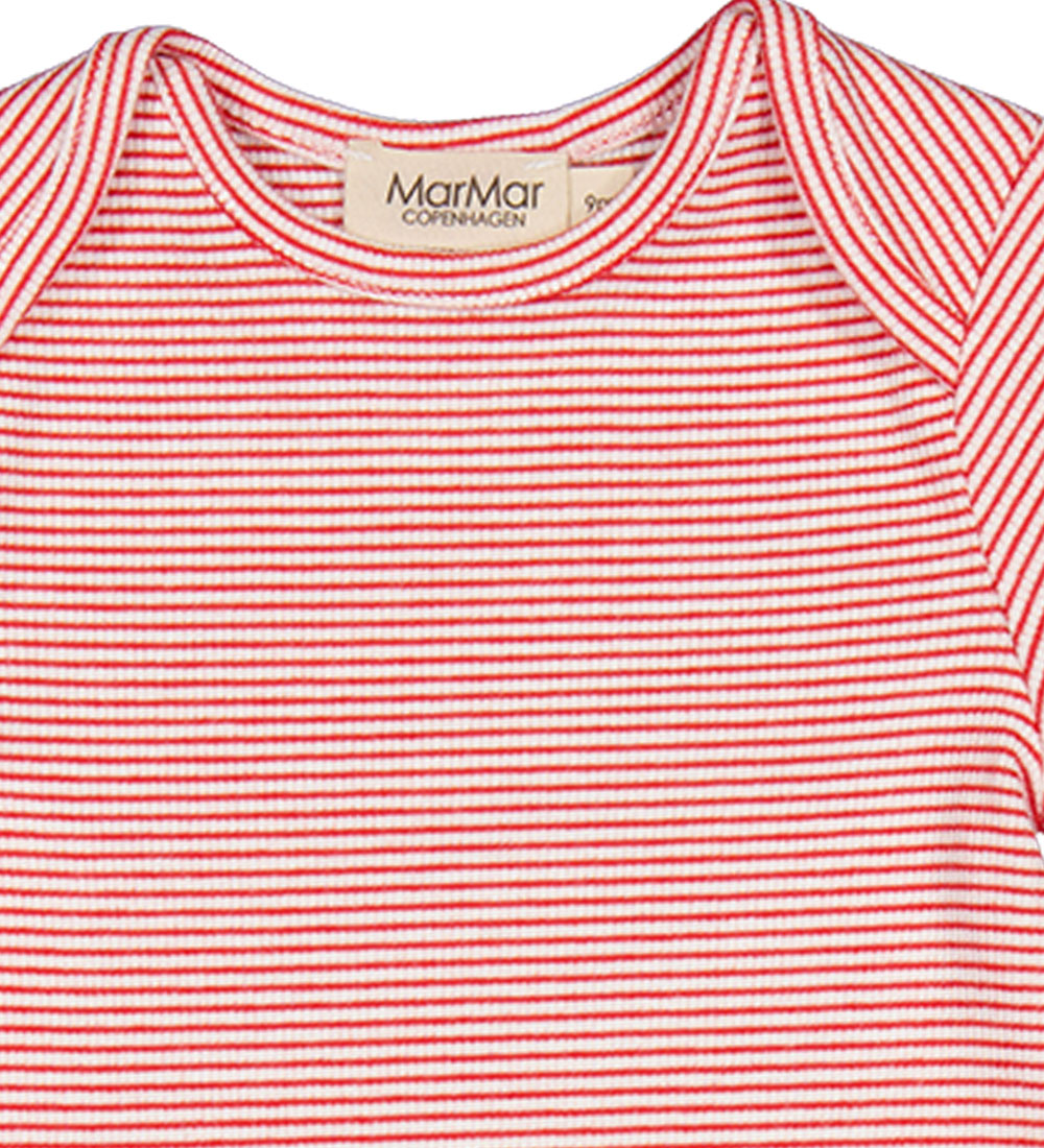 MarMar Summer Romper - Rib - Modal - Roxi - Red Stripe