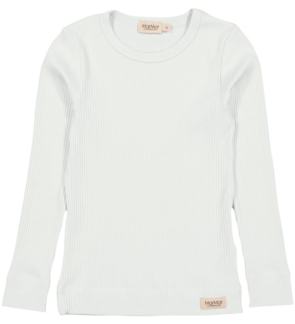 MarMar Blouse - Rib - Modal - Plain - Mint Chalk