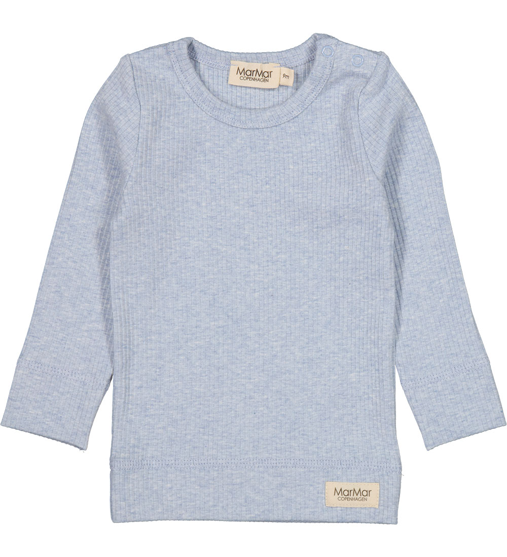 MarMar Bluse - Rib - Modal - Plain - Frisch Air Melange