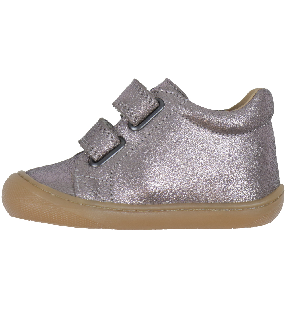 Pom Pom Prewalker - First Sport Velcro - Dark Rose Glitter