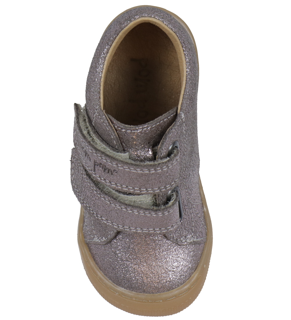 Pom Pom Prewalker - First Sport Velcro - Dark Rose Glitter