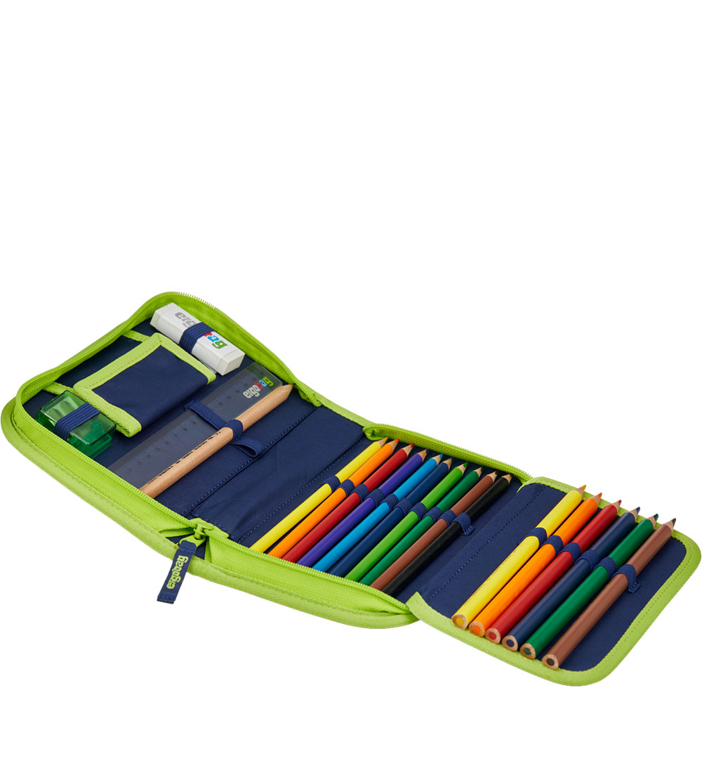 Ergobag Pencil Case w. Contents - Front Runbear