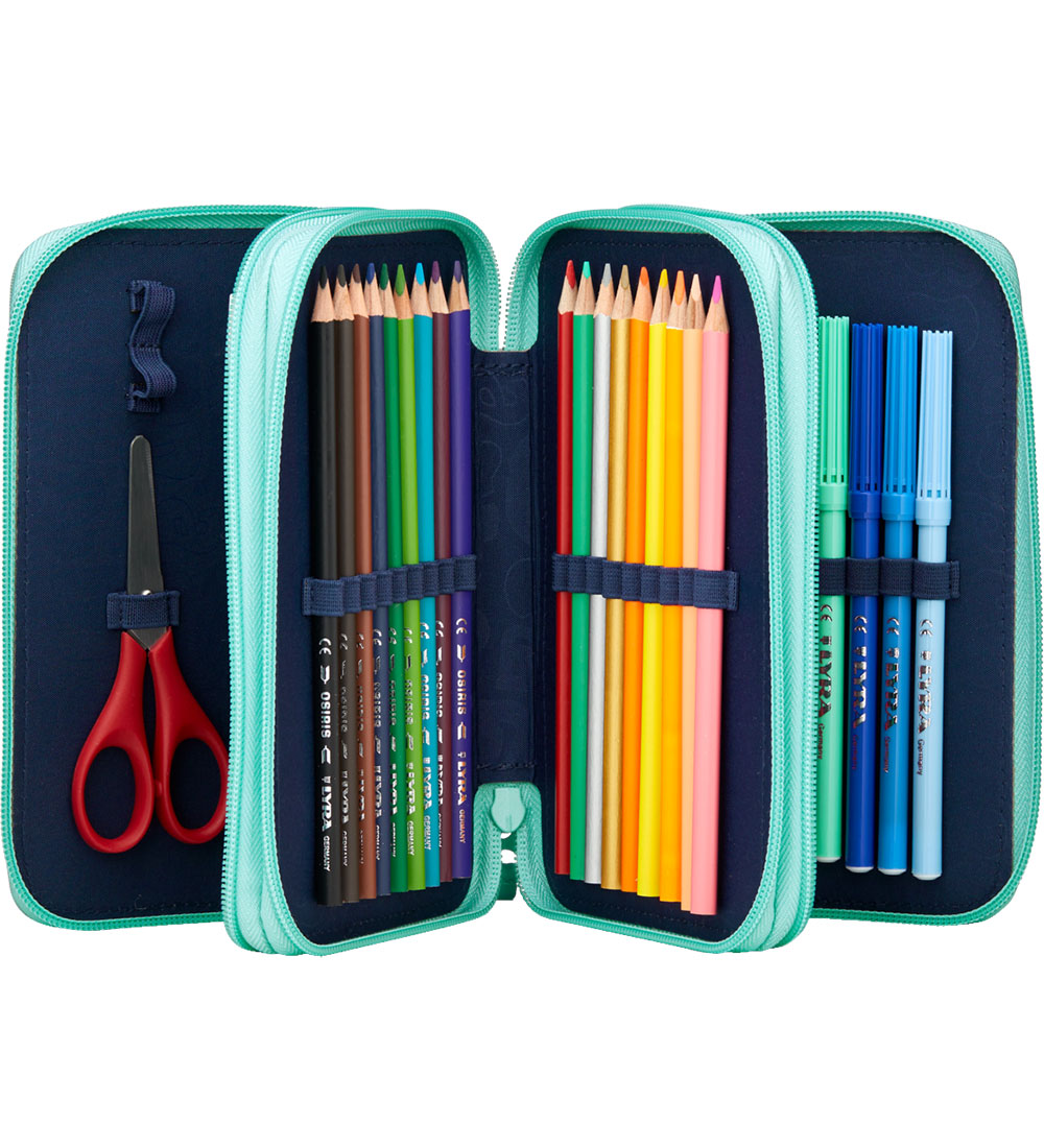 Ergobag Pencil Case w. Contents - Maxi - Magic BubbleBear