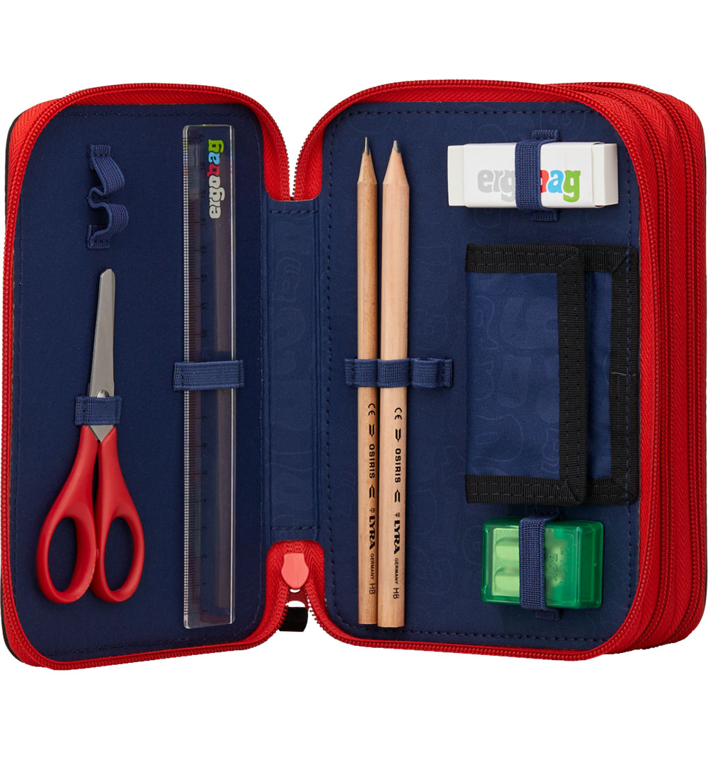 Trousse av. Contenu Ergobag - Maxi - FireBear