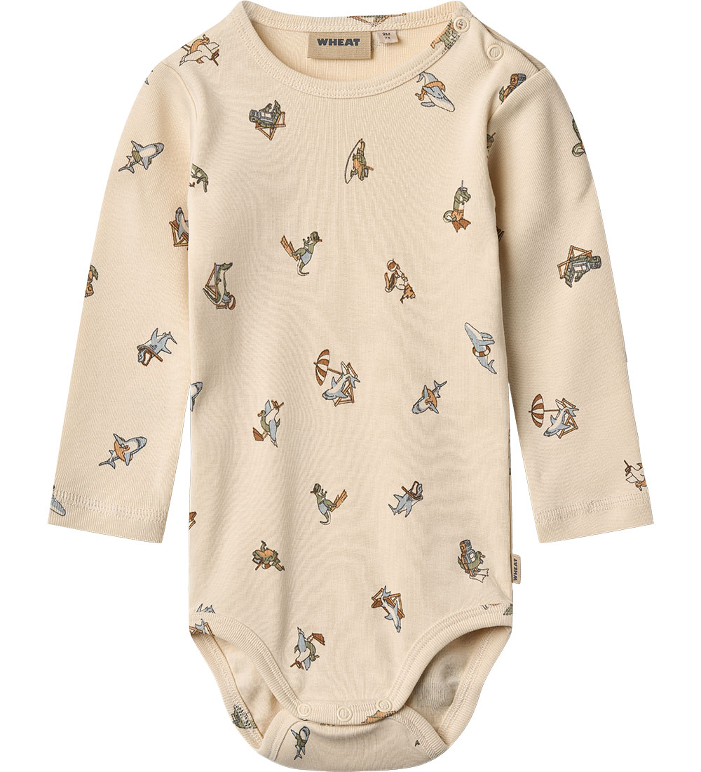 Wheat Bodysuit l/s - Freddie - Beach Friends