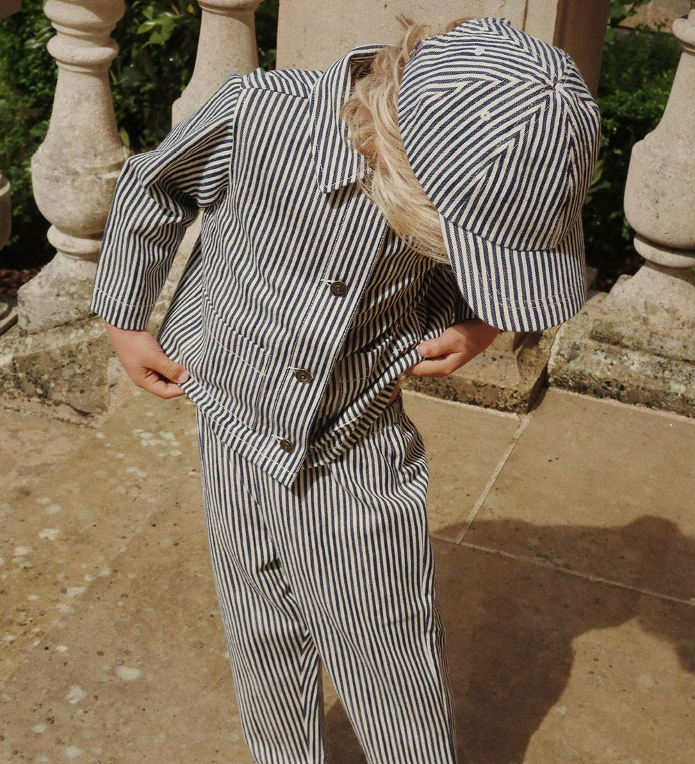 Konges Sløjd Trousers - Fender - Denim - Naval Stripe