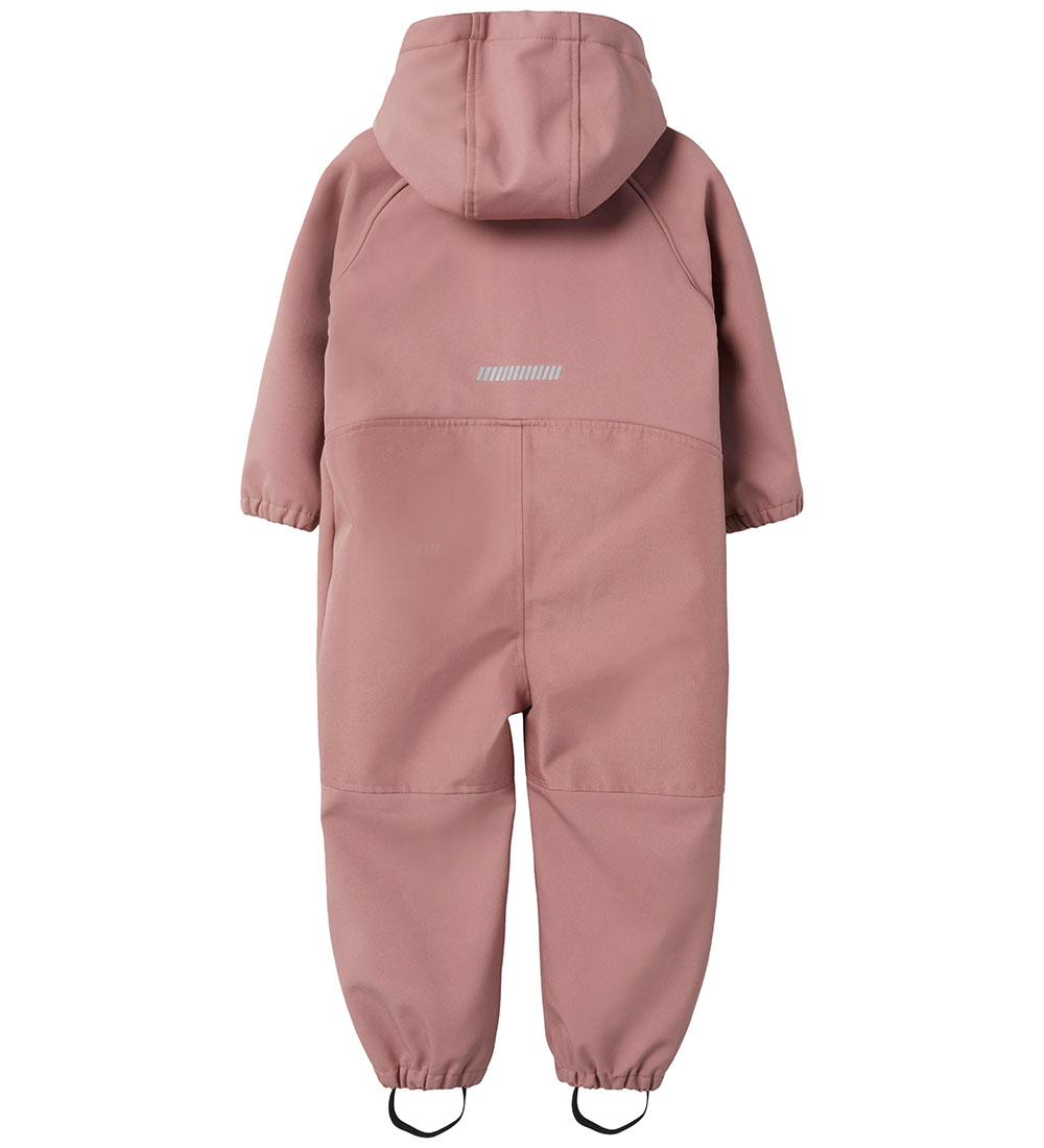 Name It Softshellanzug m. Fleece - NmfAlfa08 - Burlwood m. Magis