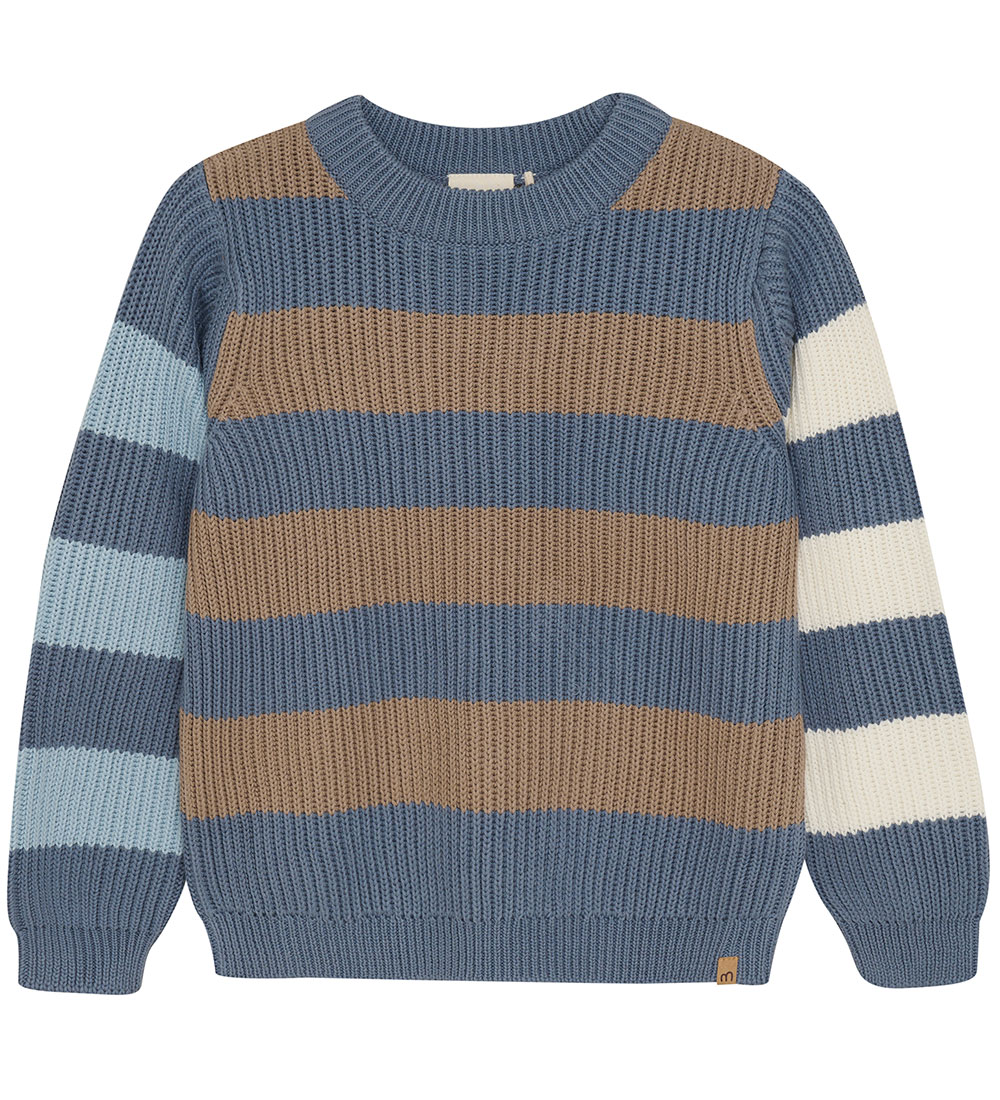 Minymo Pullover Strick - Feuerstein Stone