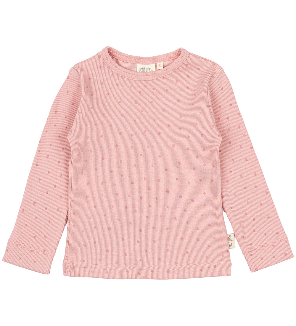 Petit Piao Blouse - Rib - Modal - Bright Rose