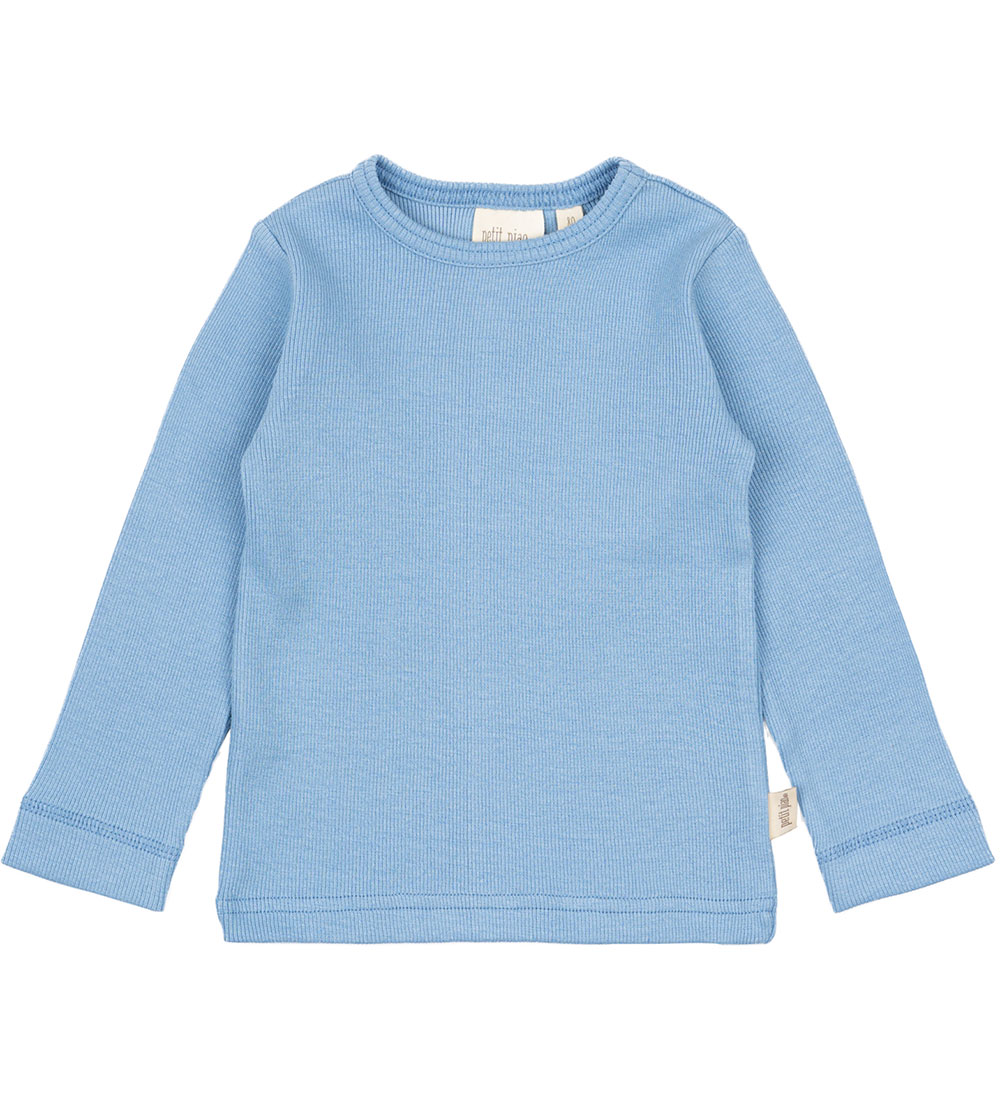 Petit Piao Blouse - Rib - Modal - Allure Blue