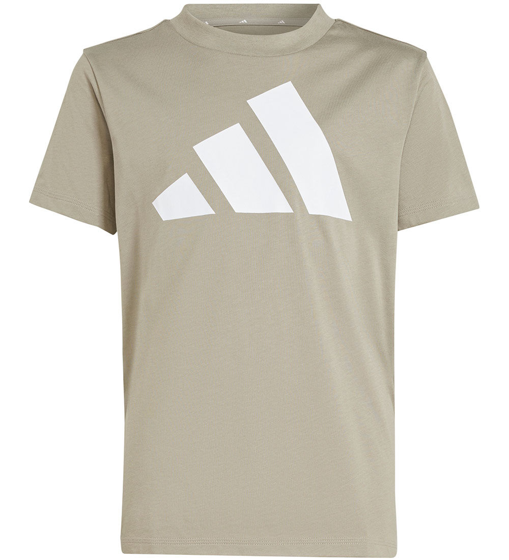 adidas Performance T-shirt - 160 - Putty Beige/White