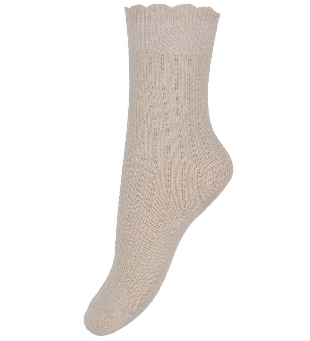 MP Socks - Inger - Pink Champagne w. Pointelle