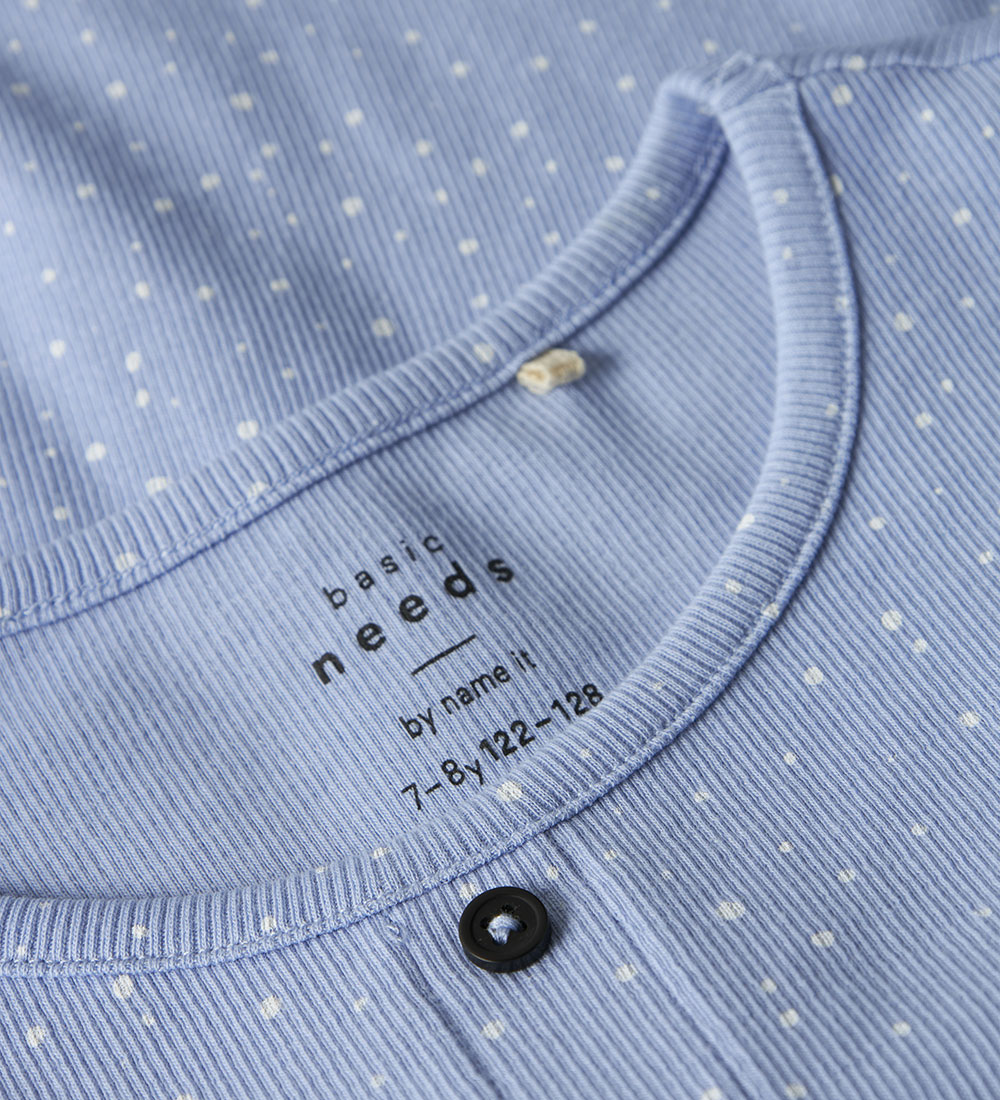 Name It T-shirt - Rib - NkfVemia - Serenity/Dots