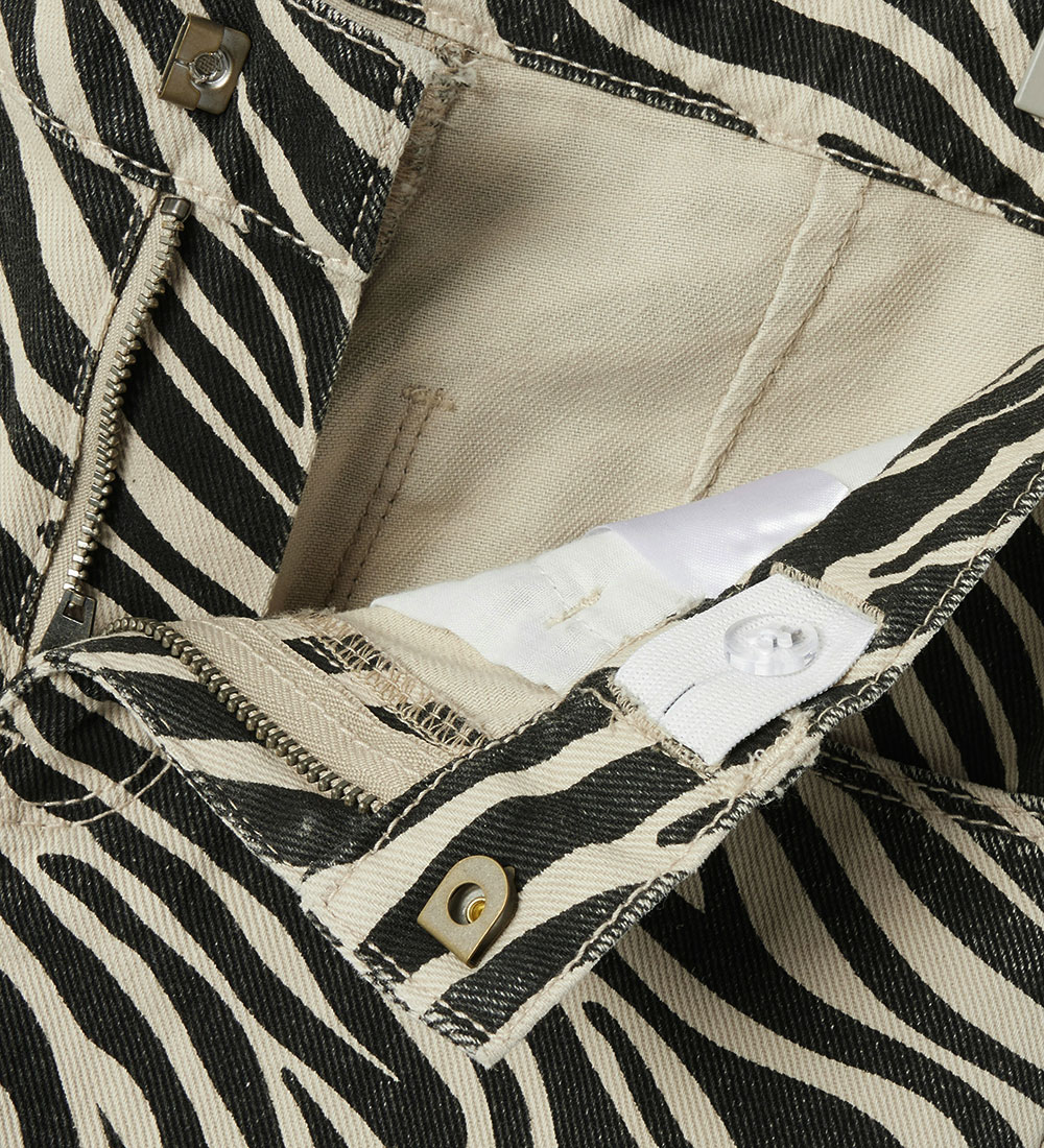 Jeans Name It - NkfRose - Ciment/Black Zèbre
