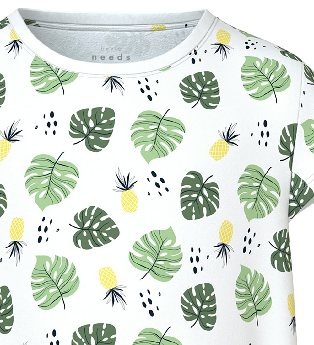 Name It Kleid - NkfVigga - Bright White/Tropical